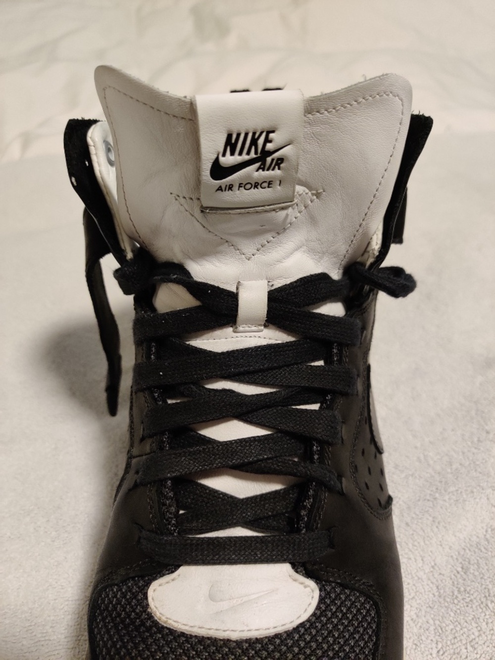 Nike Air Force 1 High Tech Craft Black White 11.5 - Picture 9 of 12
